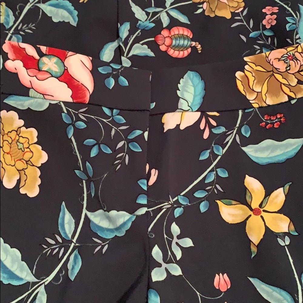 Loft Petite Floral Pants